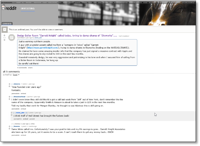 Reddit screenshot